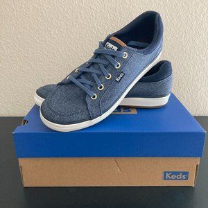 Keds Center II Speckle Navy Shoes Sz 7